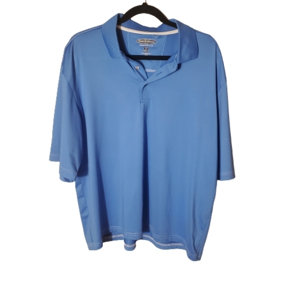 Pebble Beach Men's Blue Golf Polo Size XL NWOT - Picture 1 of 5